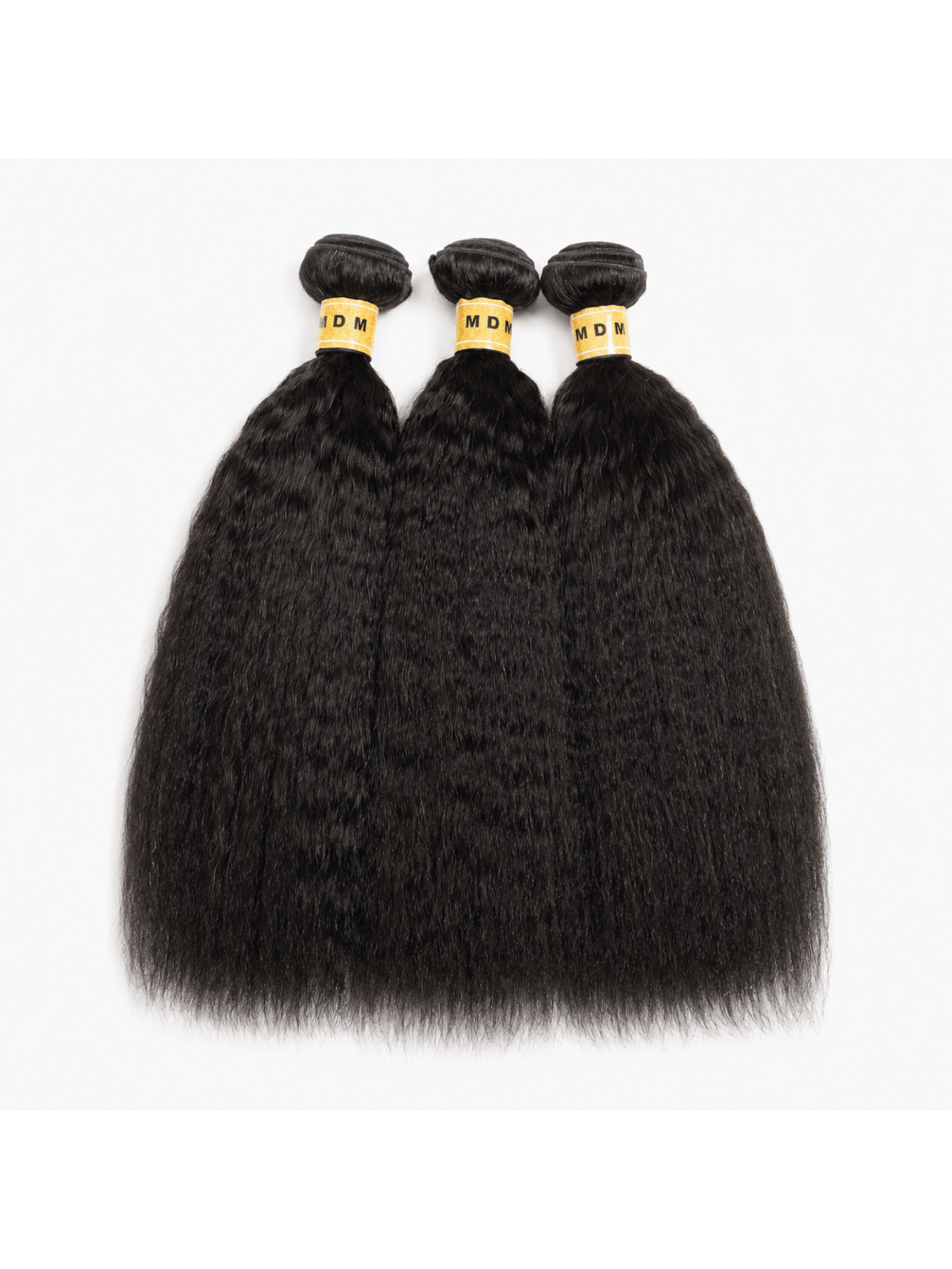 Mèches naturelles Kinky Straight – lot 3 paquets