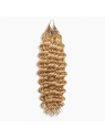 Extensions Crochet Deep Wave en cheveux naturels 50g, coloris blond doré N°27