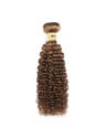 Tissage Kinky Curly couleur #4 châtain moyen en cheveux naturels