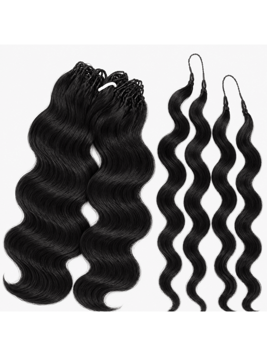 Extensions Crochet Body Wave en Cheveux Naturels 50g