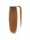 Ponytail cheveux naturel couleur Châtain cuivré caramel