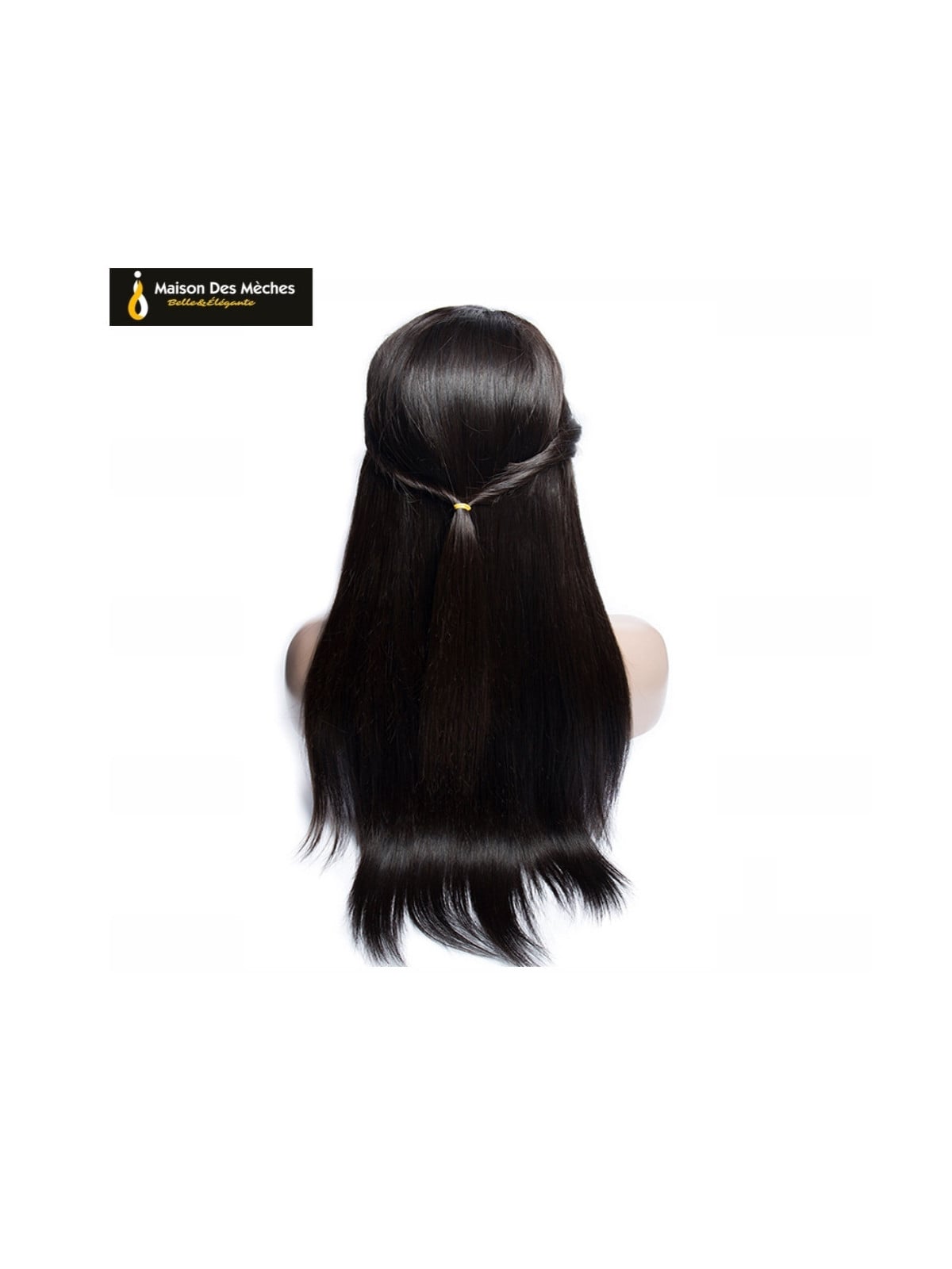 perruque naturelle lisse