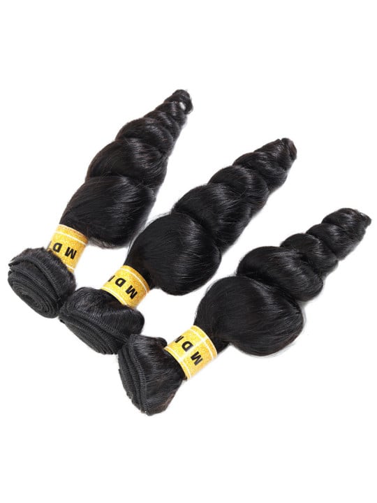 cheveux bouclés loose wave