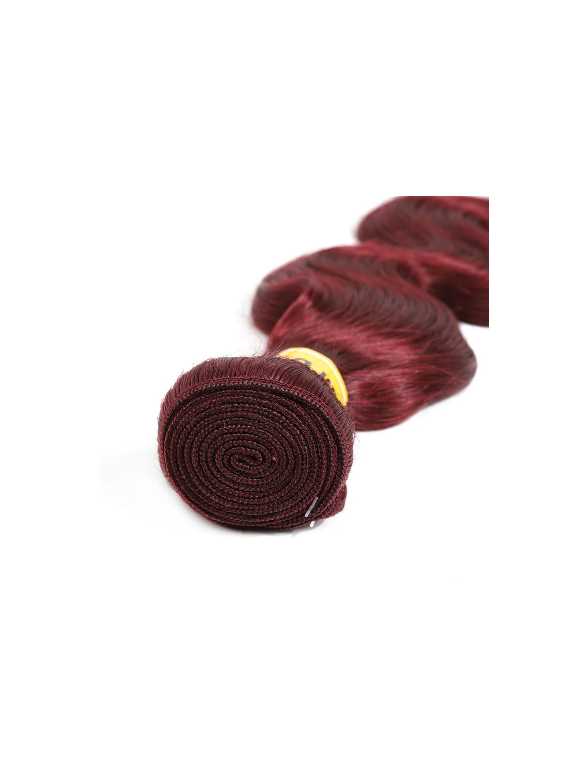 cheveux rouge bordeaux remy