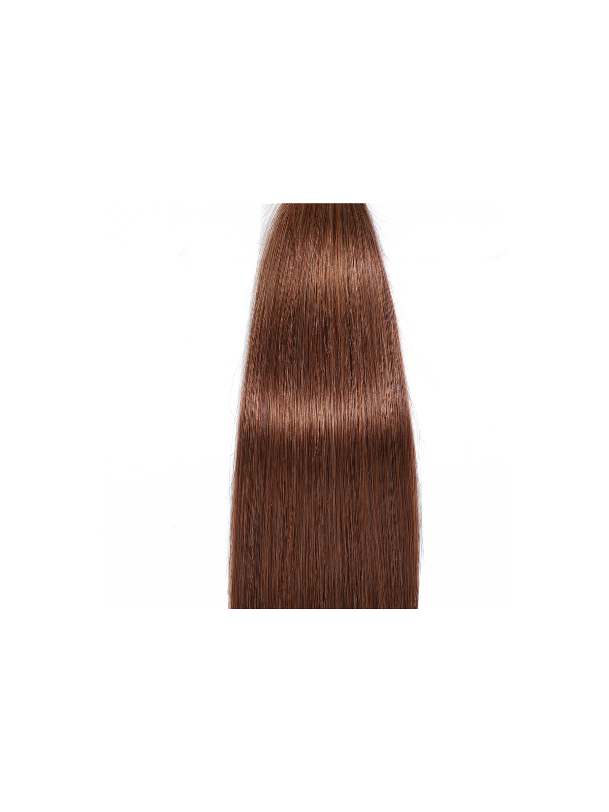 Tissage châtain clair cheveux 100% naturels