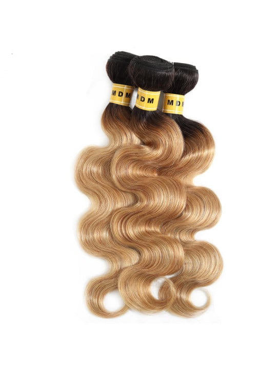 Tissage body wave ombré blond