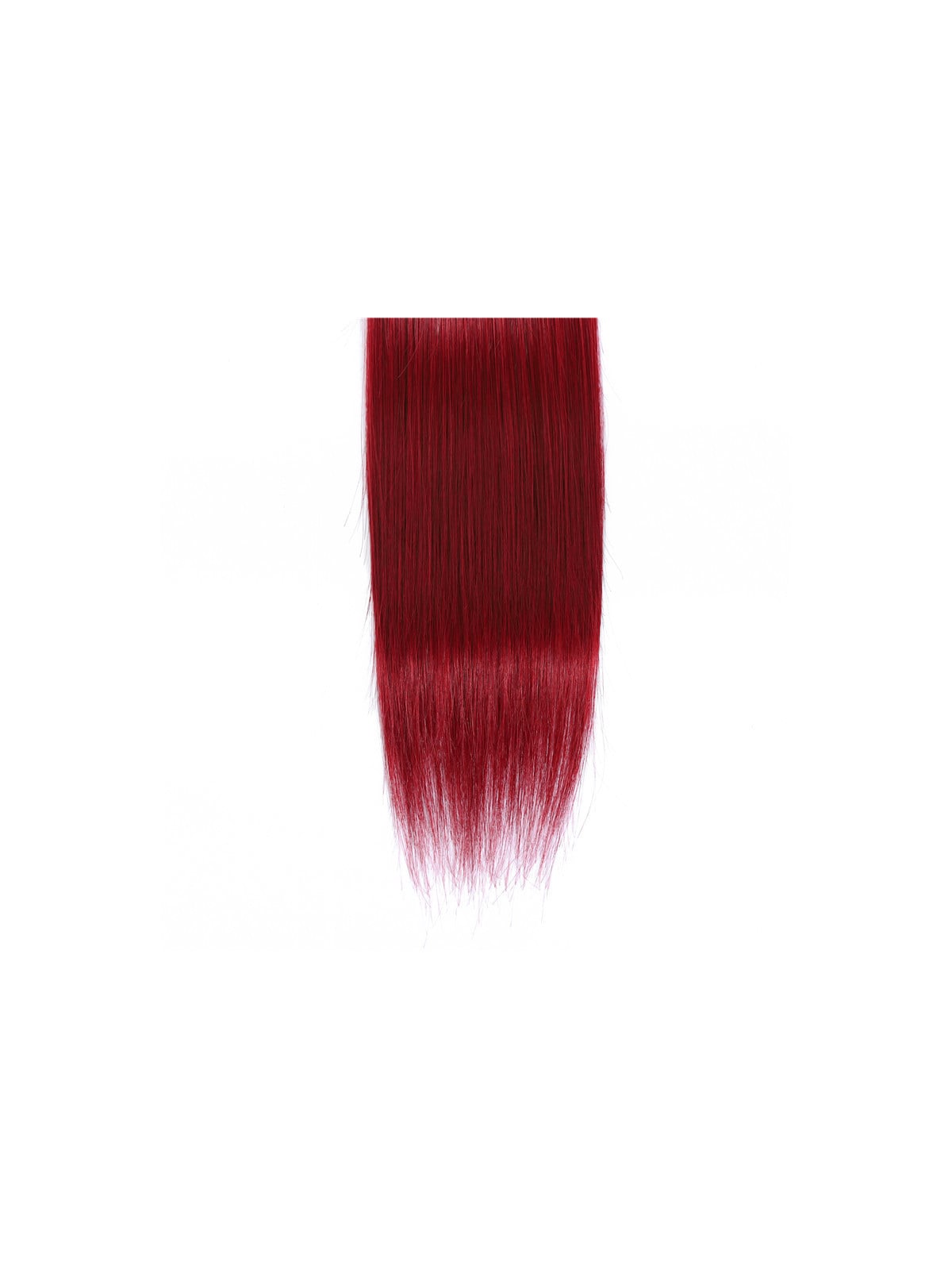 cheveux naturels ombré rouge