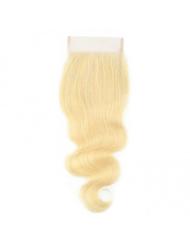 Lace closure body wave blond