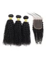 mèches kinky curly avec closure