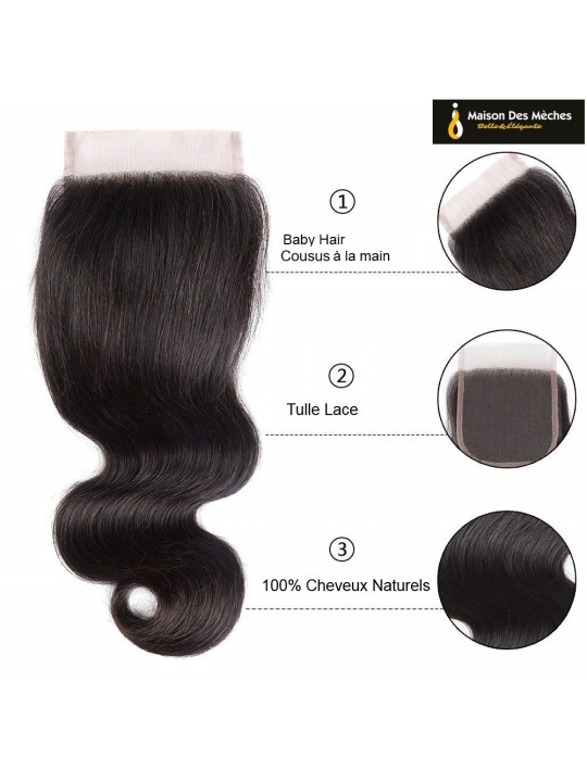 closure cheveux remy