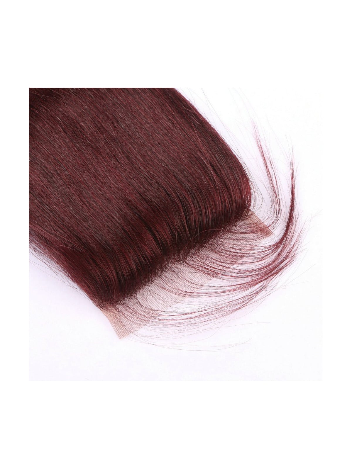 Lace closure 4x4 rouge bordeau 99J