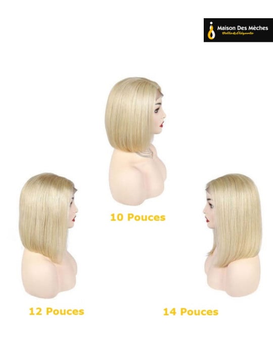 tailles perruques blonde naturelle