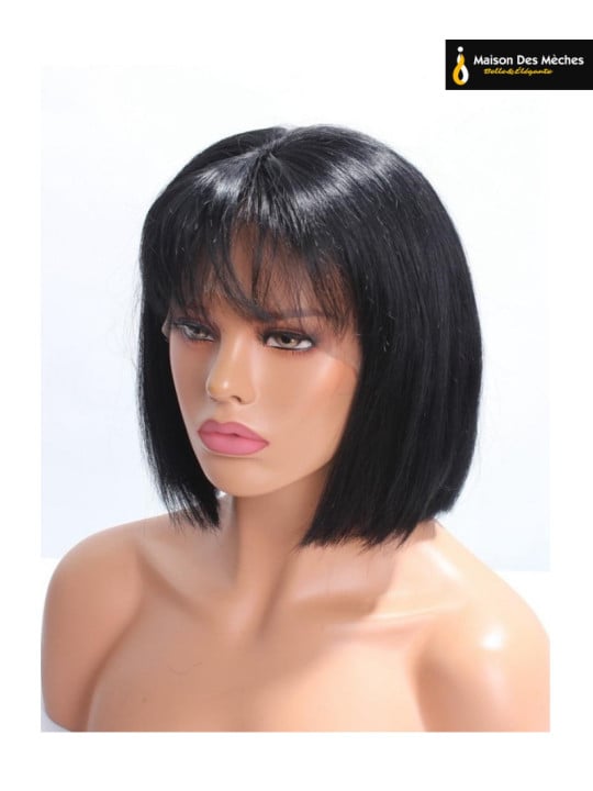lace wig courte cheveux humains