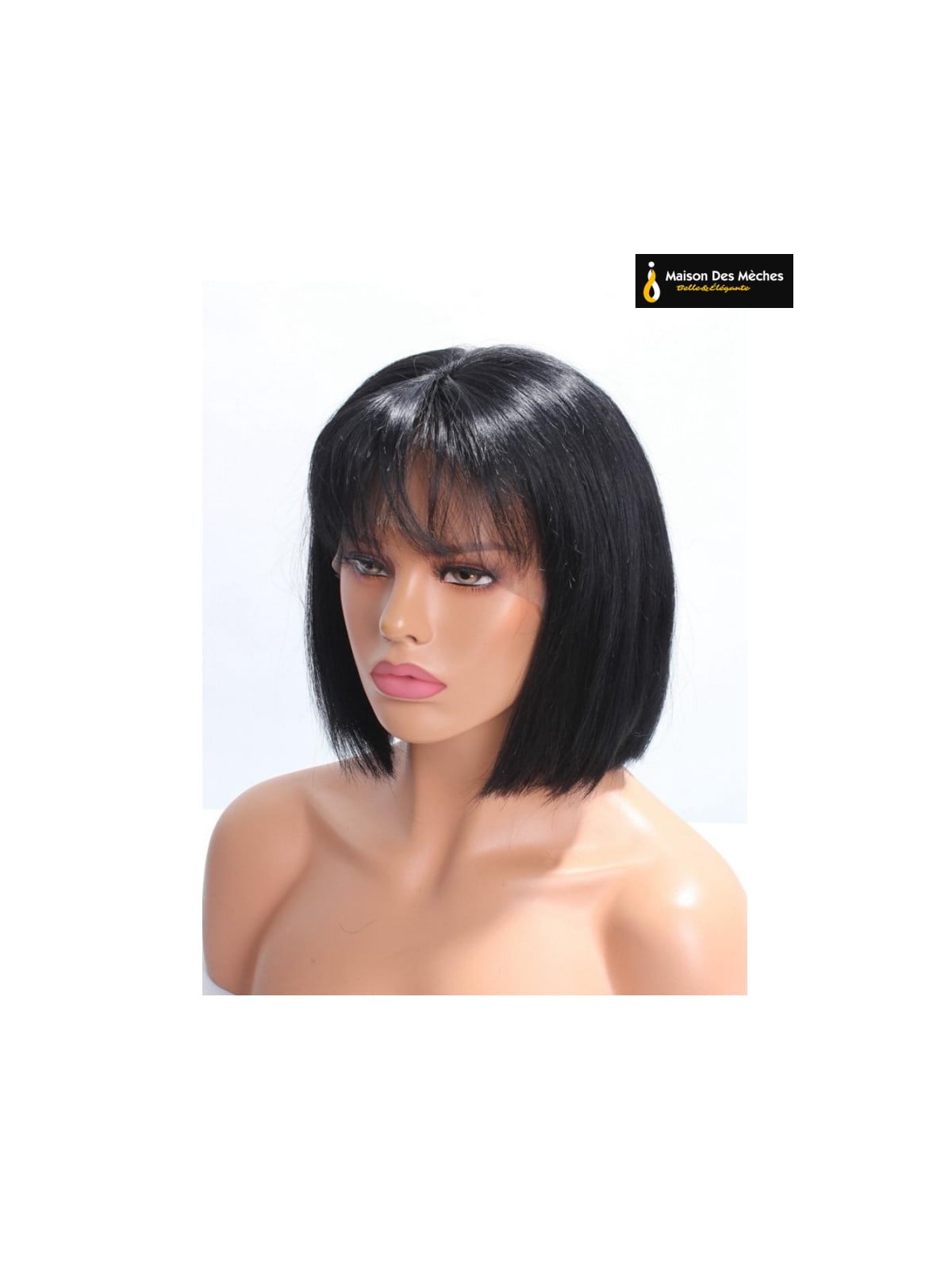 lace wig courte cheveux humains