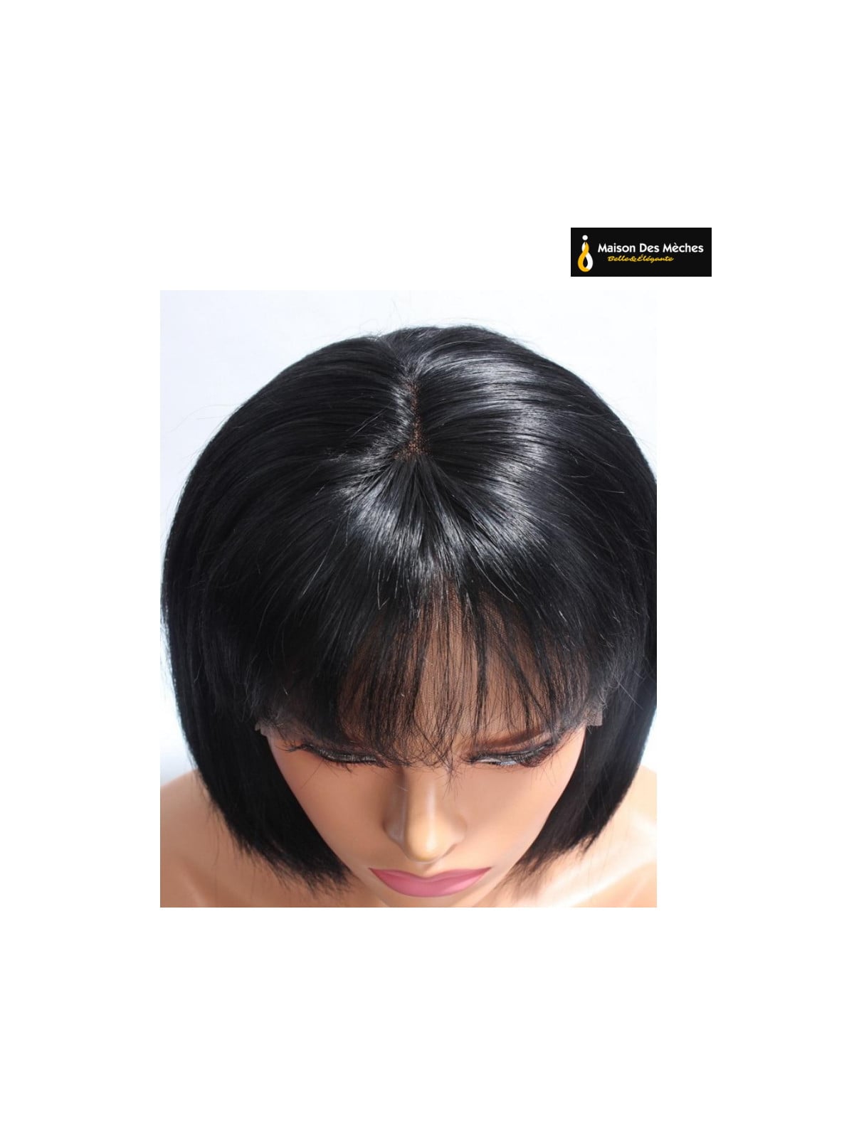 coupe carré avec frange