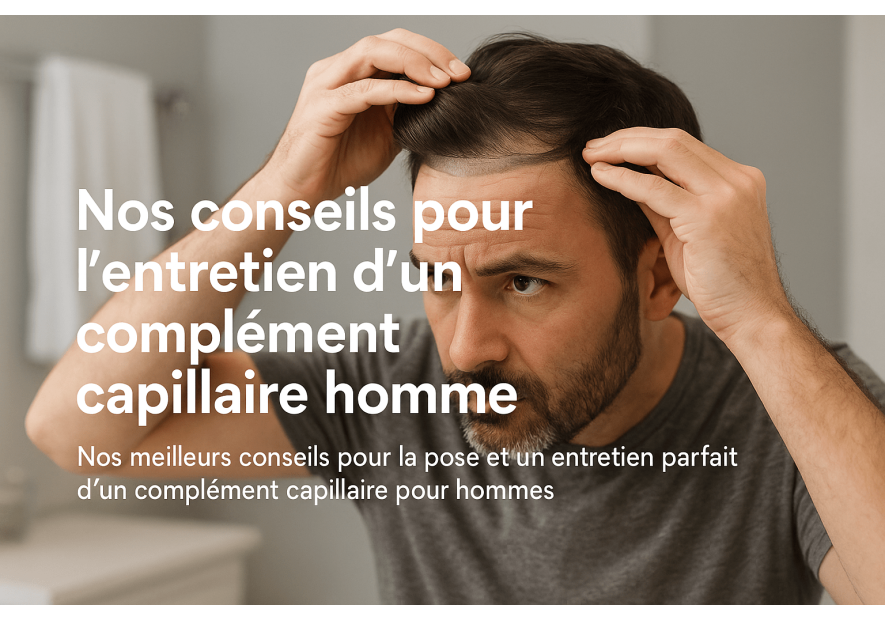 Nos conseils pour l'entretien d'un complement capillaire homme 