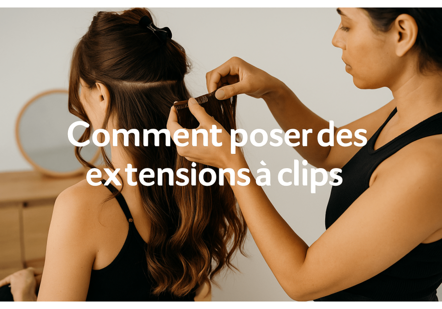 Comment poser des extensions à clips ?