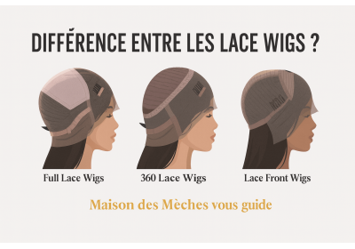 FRONT LACE WIG, LACE WIG 360, FULL LACE WIG : quelle différence?