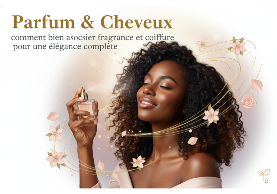 Parfum & Cheveux : associer fragrance, wigs et tissages avec élégance