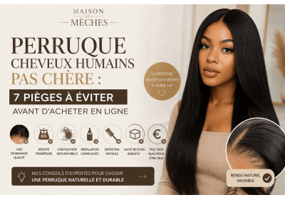 Perruque cheveux humains pas chère : 7 pièges à éviter avant d’acheter en ligne image