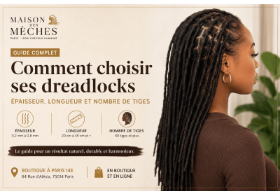 Comment choisir ses dreadlocks : épaisseur, longueur et nombre de tiges ? image