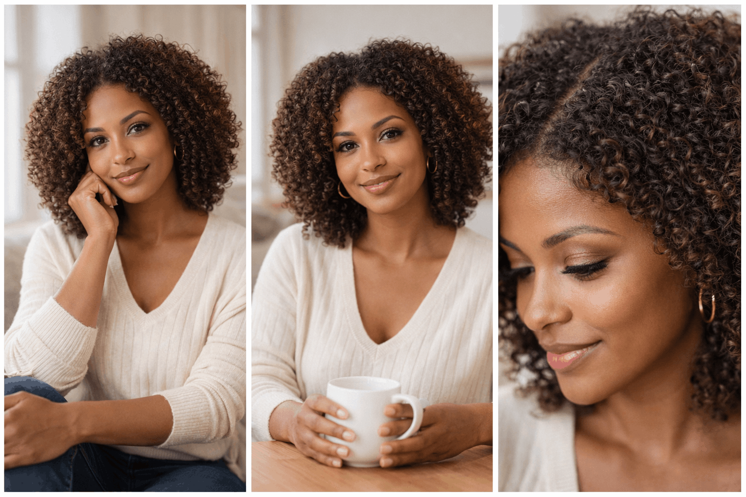 perruque femme naturelle frisée 100% cheveux humains lace front