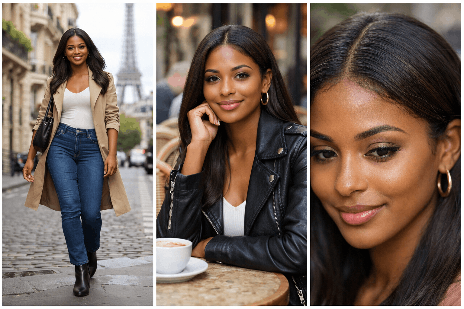 perruque femme naturelle lace wig lisse style parisien indétectable