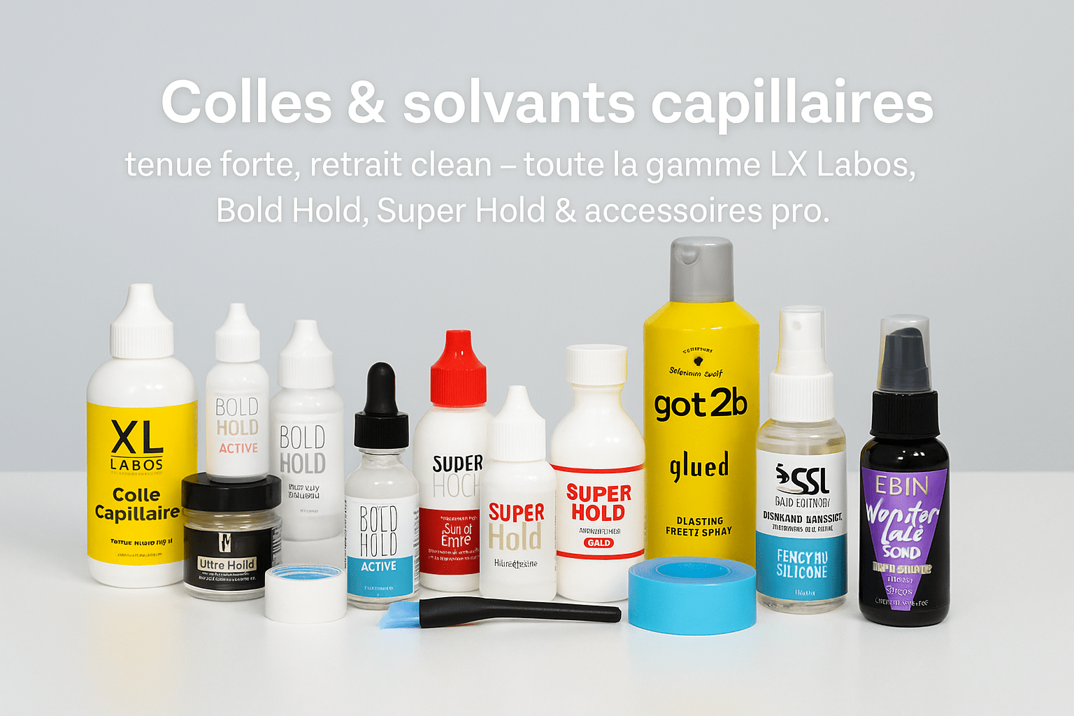 Colles & Solvants Capillaires Pro